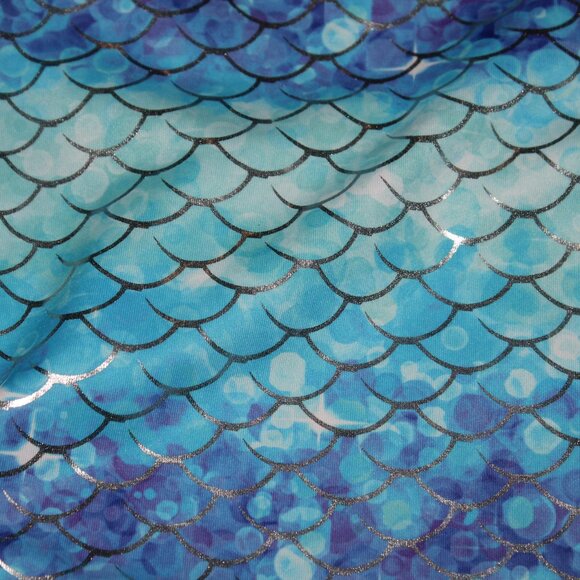 Blue Mermaide 1 Pcs Justice Swimsuit Size 14 - Picture 8 of 10